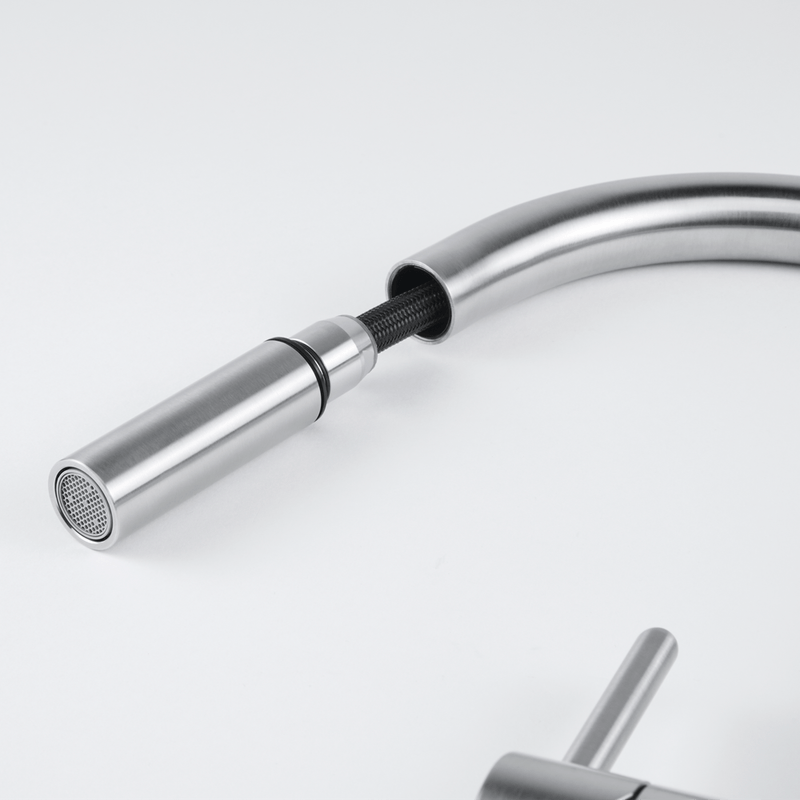 Misturador monocomando Atlas Neo J com bica em J alta extensível