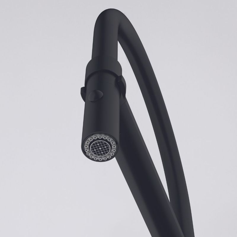 Chi⭐︎Kook Misturador Monocomando de mesa Icon Semi-Pro Black Matte