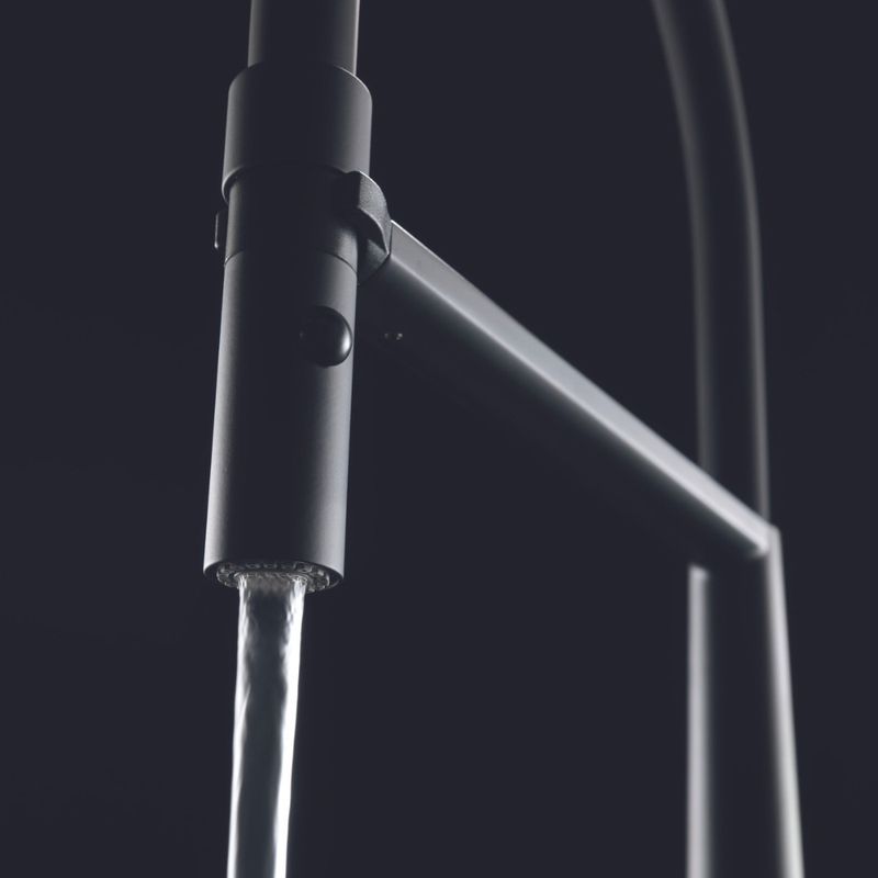 Chi⭐︎Kook Misturador Monocomando de mesa Icon Semi-Pro Black Matte