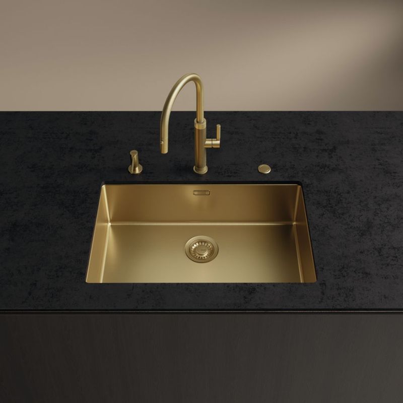 Misturador Monocomando Franke Masterpiece Dourado